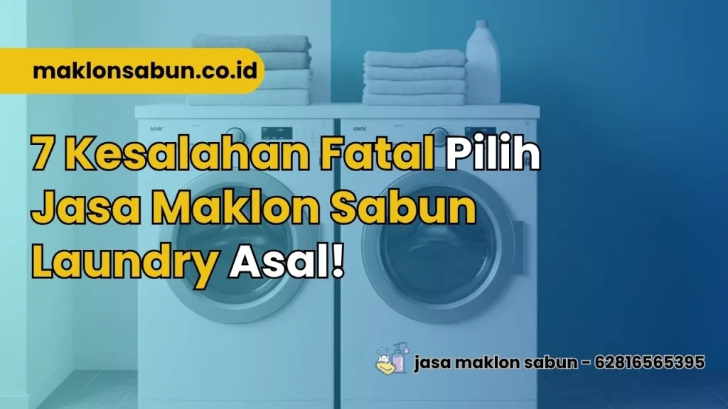 jasa maklon sabun laundry