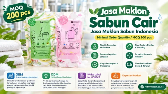 Ingin Punya Brand Sabun Tanpa Pabrik? Jasa Maklon Sabun Indonesia Adalah Jawabannya